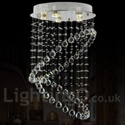 5 luci moderno cristallo soffitto lampadario lampadario illuminazione lampade da interno