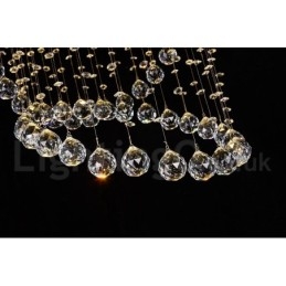 5 luci moderno cristallo soffitto lampadario lampadario illuminazione lampade da interno