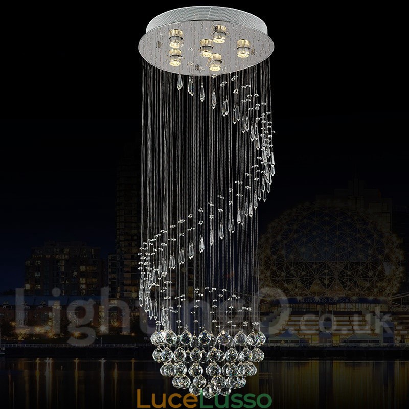 6 luci moderno cristallo soffitto lampadario lampadario illuminazione interna lampade infissi