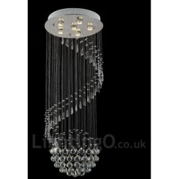6 luci moderno cristallo soffitto lampadario lampadario illuminazione interna lampade infissi
