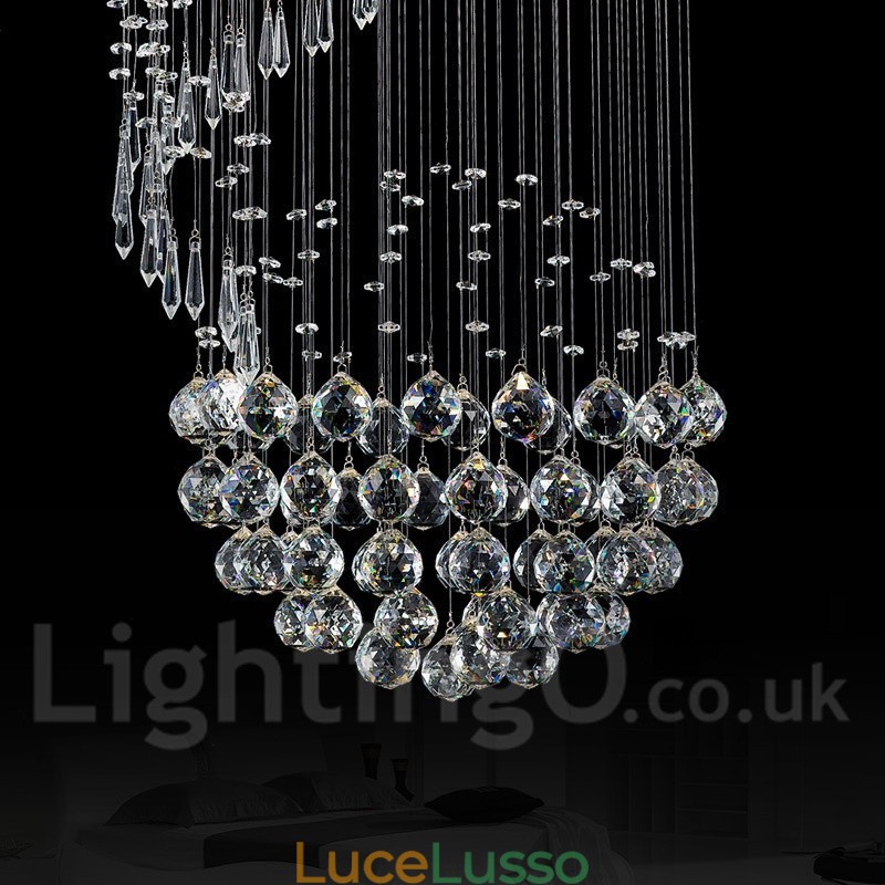 6 luci moderno cristallo soffitto lampadario lampadario illuminazione interna lampade infissi