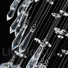 6 luci moderno cristallo soffitto lampadario lampadario illuminazione interna lampade infissi