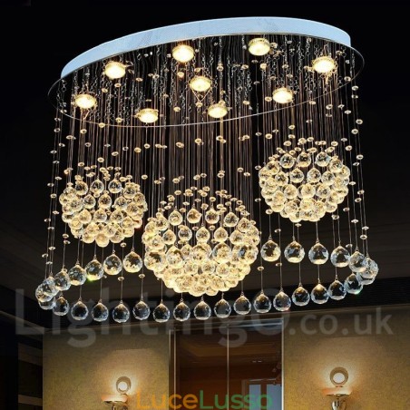 Lampadario moderno a sospensione in cristallo da soffitto a 9 luci, lampade e apparecchi di illuminazione per interni Lampadario moderno a sospensione in cristallo da soffitto a 9 luci, lampade e apparecchi di illuminazione per interni