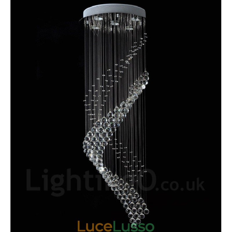 5 luci moderno cristallo soffitto lampadario lampadario illuminazione lampade da interno
