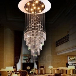 10 luci moderne lampadario a sospensione in cristallo lampadario per interni lampade e apparecchi di illuminazione