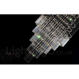 10 luci moderne lampadario a sospensione in cristallo lampadario per interni lampade e apparecchi di illuminazione