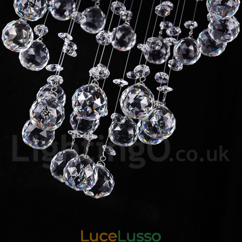 5 luci moderno cristallo soffitto lampadario lampadario illuminazione lampade da interno