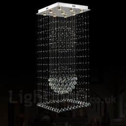 Lampadario moderno a sospensione in cristallo da soffitto a 9 luci, lampadario per interni, lampade e apparecchi di illuminazione
