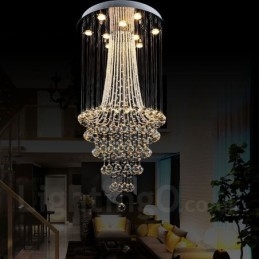 Lampadario moderno a sospensione in cristallo da soffitto a 9 luci, lampadario per interni, lampade e apparecchi di illuminazione