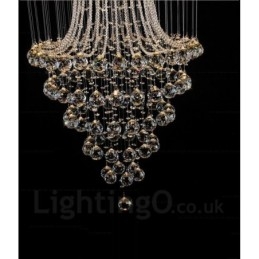 Lampadario moderno a sospensione in cristallo da soffitto a 9 luci, lampadario per interni, lampade e apparecchi di illuminazione