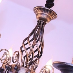 Retro Designers Stile Candela Altri Lampadari in Metallo