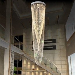 Lampadario moderno a sospensione in cristallo da soffitto a 9 luci, lampadario per interni, lampade e apparecchi di illuminazione