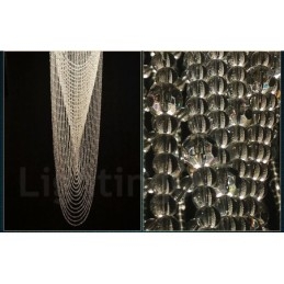 Lampadario moderno a sospensione in cristallo da soffitto a 9 luci, lampadario per interni, lampade e apparecchi di illuminazione