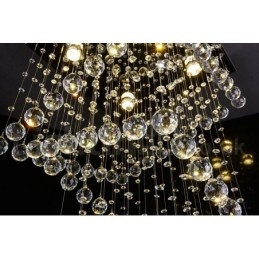 Lampadario moderno a sospensione in cristallo a 4 luci, lampadario per interni, lampade e apparecchi di illuminazione