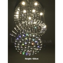 9 luci moderne K9 cristallo soffitto lampadario lampadario illuminazione lampade da interno