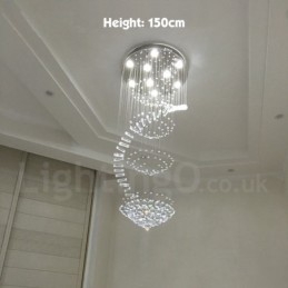 9 luci moderne K9 cristallo soffitto lampadario lampadario illuminazione lampade da interno