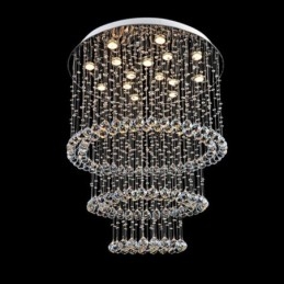 15 luci moderne K9 cristallo soffitto lampadario lampadario illuminazione lampade da interno