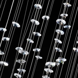 15 luci moderne K9 cristallo soffitto lampadario lampadario illuminazione lampade da interno