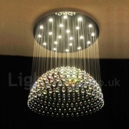 21 luci moderne K9 cristallo soffitto lampadario lampadario illuminazione lampade da interno