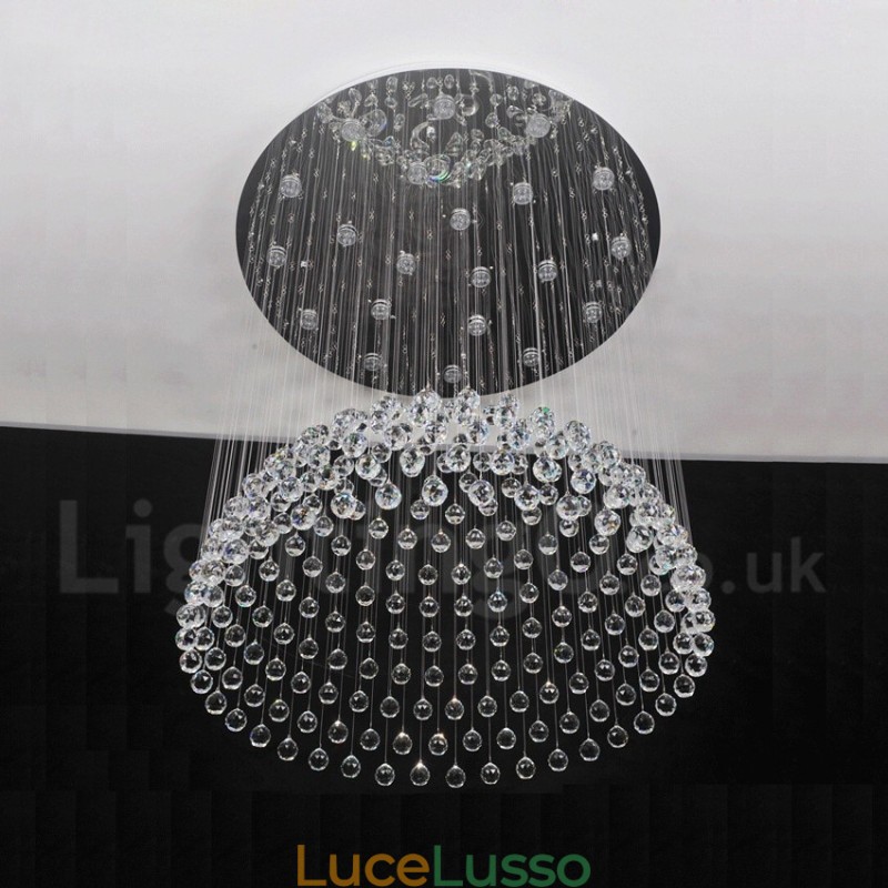 21 luci moderne K9 cristallo soffitto lampadario lampadario illuminazione lampade da interno