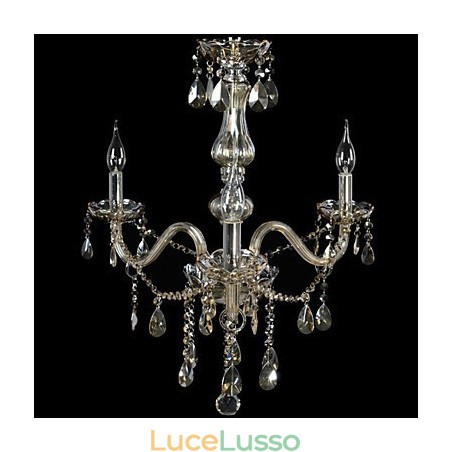 Lampadario di cristallo di lusso a 3 luci, colore cognac, lampadario di cristallo K9 Lampadario di cristallo di lusso a 3 luci, colore cognac, lampadario di cristallo K9