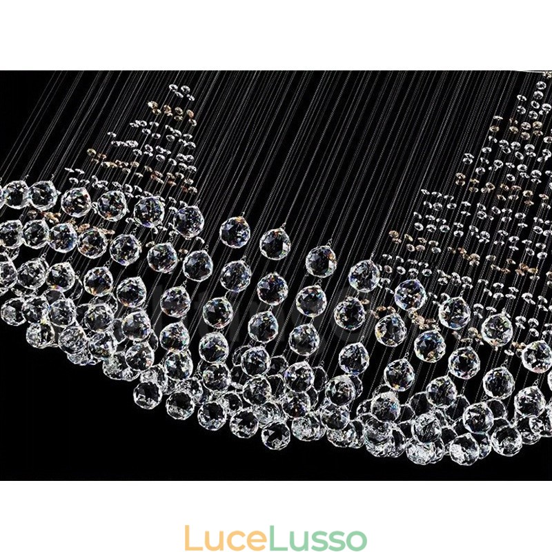 10 luci moderne K9 cristallo soffitto lampadario lampadario illuminazione lampade da interno