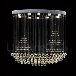 10 luci moderne K9 cristallo soffitto lampadario lampadario illuminazione lampade da interno