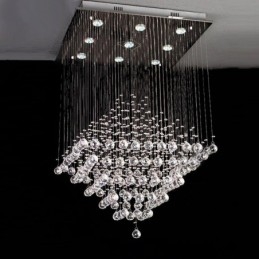 9 luci moderne K9 cristallo soffitto lampadario lampadario illuminazione lampade da interno