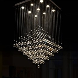 9 luci moderne K9 cristallo soffitto lampadario lampadario illuminazione lampade da interno