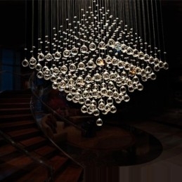 9 luci moderne K9 cristallo soffitto lampadario lampadario illuminazione lampade da interno