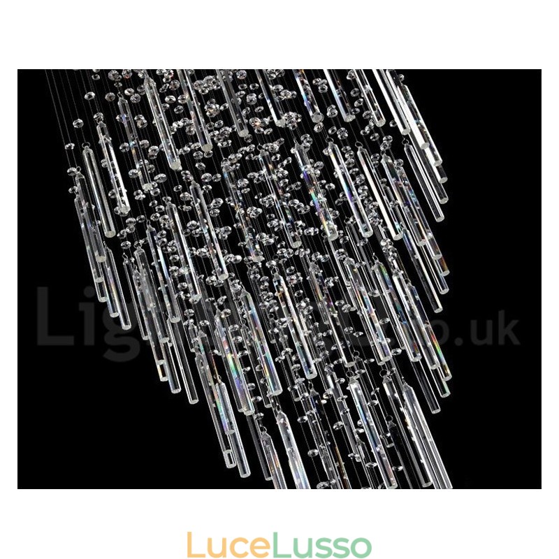 5 luci moderne K9 cristallo soffitto lampadario lampadario illuminazione lampade da interno