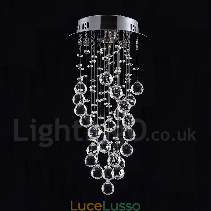 1 luce moderna K9 cristallo soffitto lampadario lampadario illuminazione lampade da interno