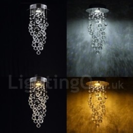 1 luce moderna K9 cristallo soffitto lampadario lampadario illuminazione lampade da interno