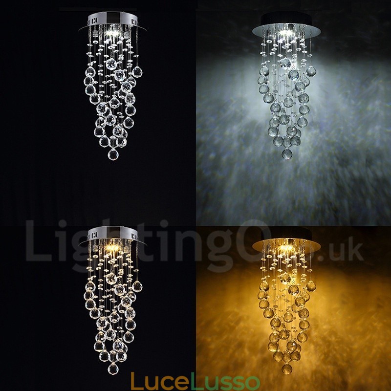 1 luce moderna K9 cristallo soffitto lampadario lampadario illuminazione lampade da interno