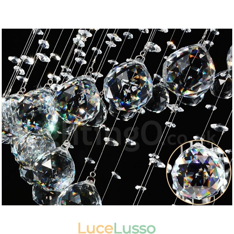 1 luce moderna K9 cristallo soffitto lampadario lampadario illuminazione lampade da interno