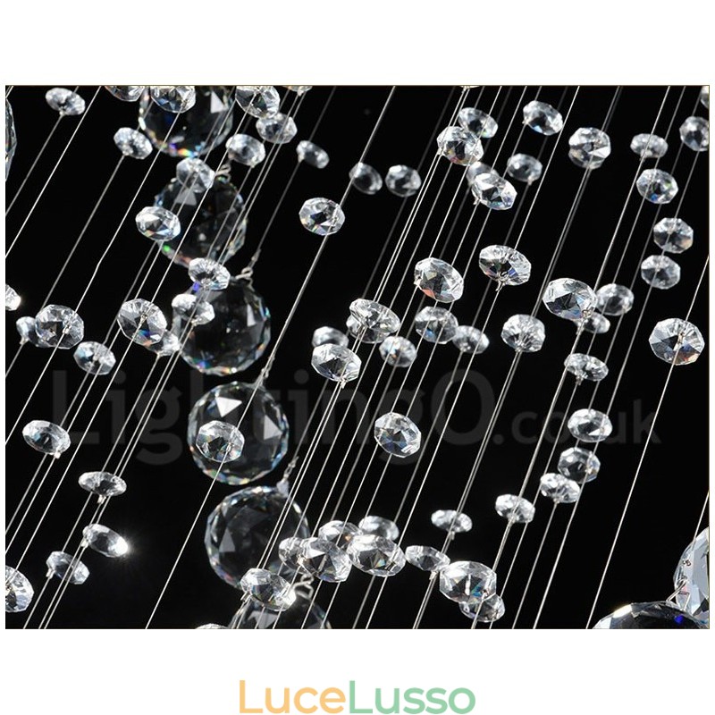 1 luce moderna K9 cristallo soffitto lampadario lampadario illuminazione lampade da interno