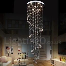 7 luci moderne K9 cristallo soffitto lampadario lampadario illuminazione lampade da interno