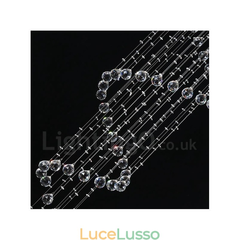 7 luci moderne K9 cristallo soffitto lampadario lampadario illuminazione lampade da interno