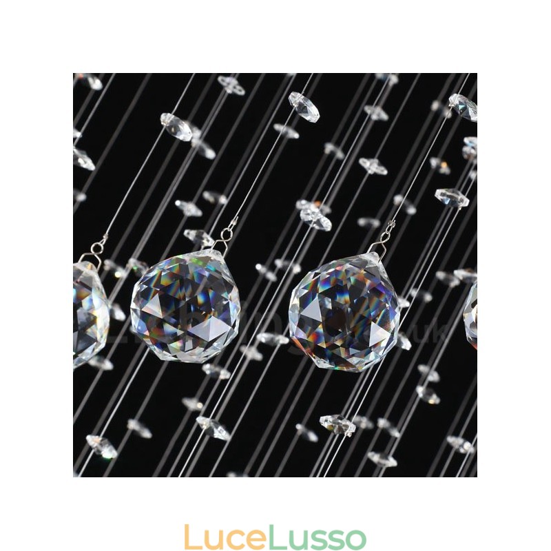 7 luci moderne K9 cristallo soffitto lampadario lampadario illuminazione lampade da interno