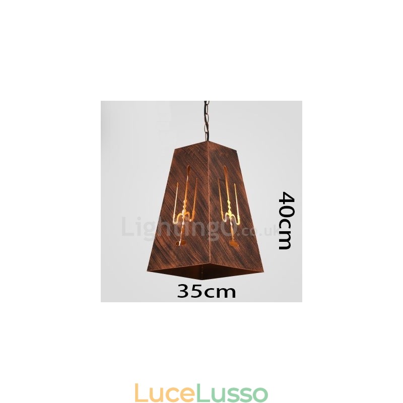 Lampada a sospensione retrò vintage da 1 luce, lampada a sospensione da casa e caffetteria