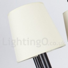 Lampadario in stile rustico retrò a 6 luci