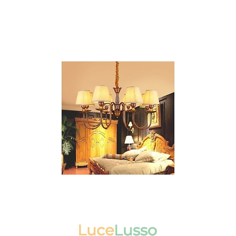 Lampadario moderno contemporaneo in metallo