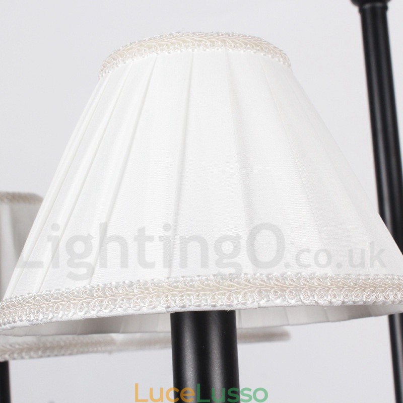 Lampadario in stile rustico retrò a 6 luci