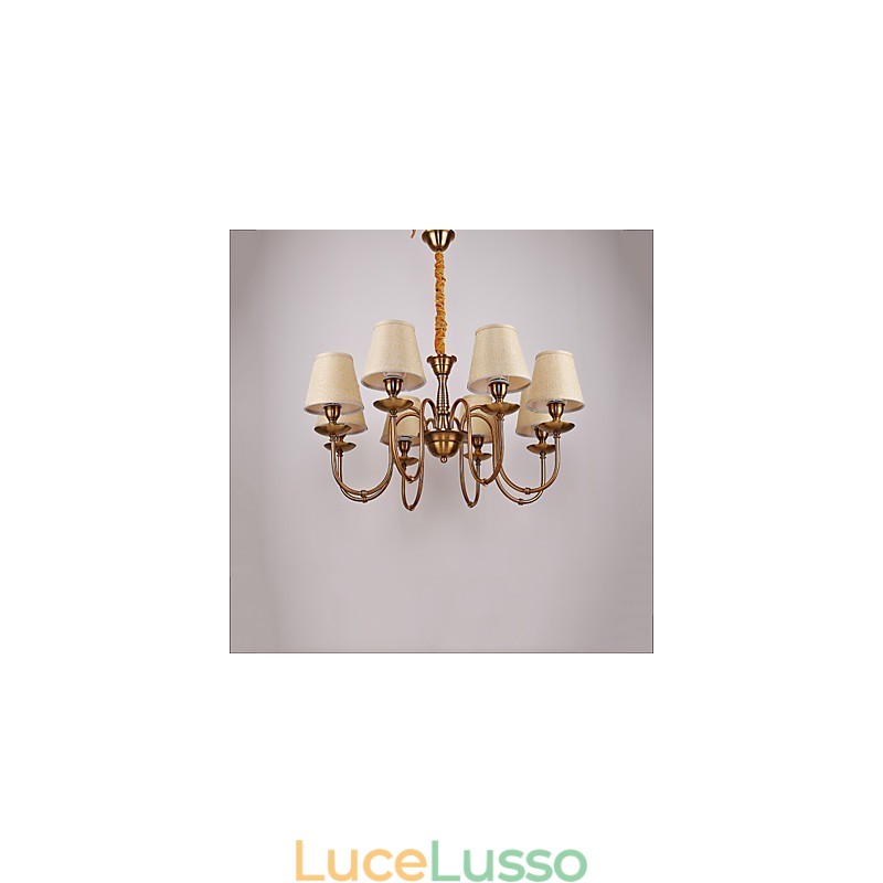 Lampadario moderno contemporaneo in metallo
