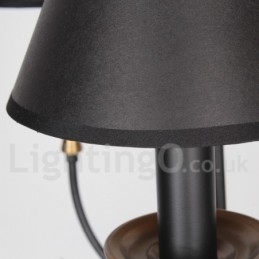 Lampadario a 6 luci in stile retrò contemporaneo a forma di candela