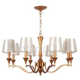 Lampadario a 8 luci in stile candela