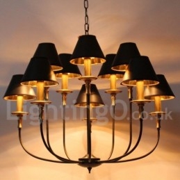 Lampadario in stile candela retrò contemporaneo