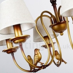 Lampadario a 3 luci in stile rustico retrò moderno contemporaneo