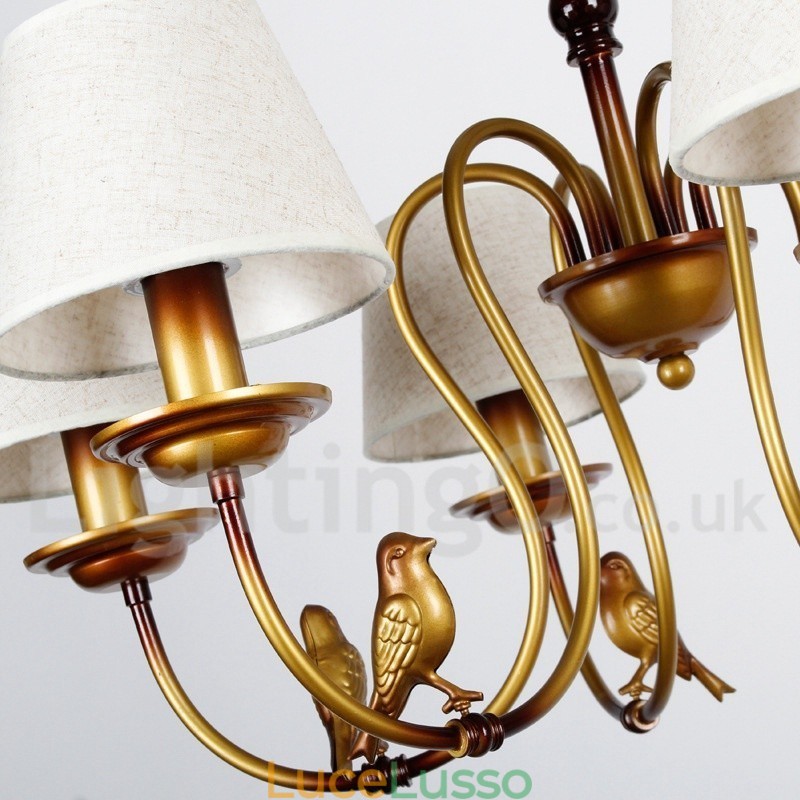 Lampadario a 3 luci in stile rustico retrò moderno contemporaneo