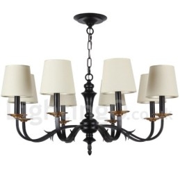 Lampadario in stile retrò a 8 luci